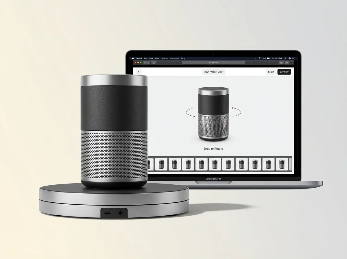 360 rotation do spinning images sell more