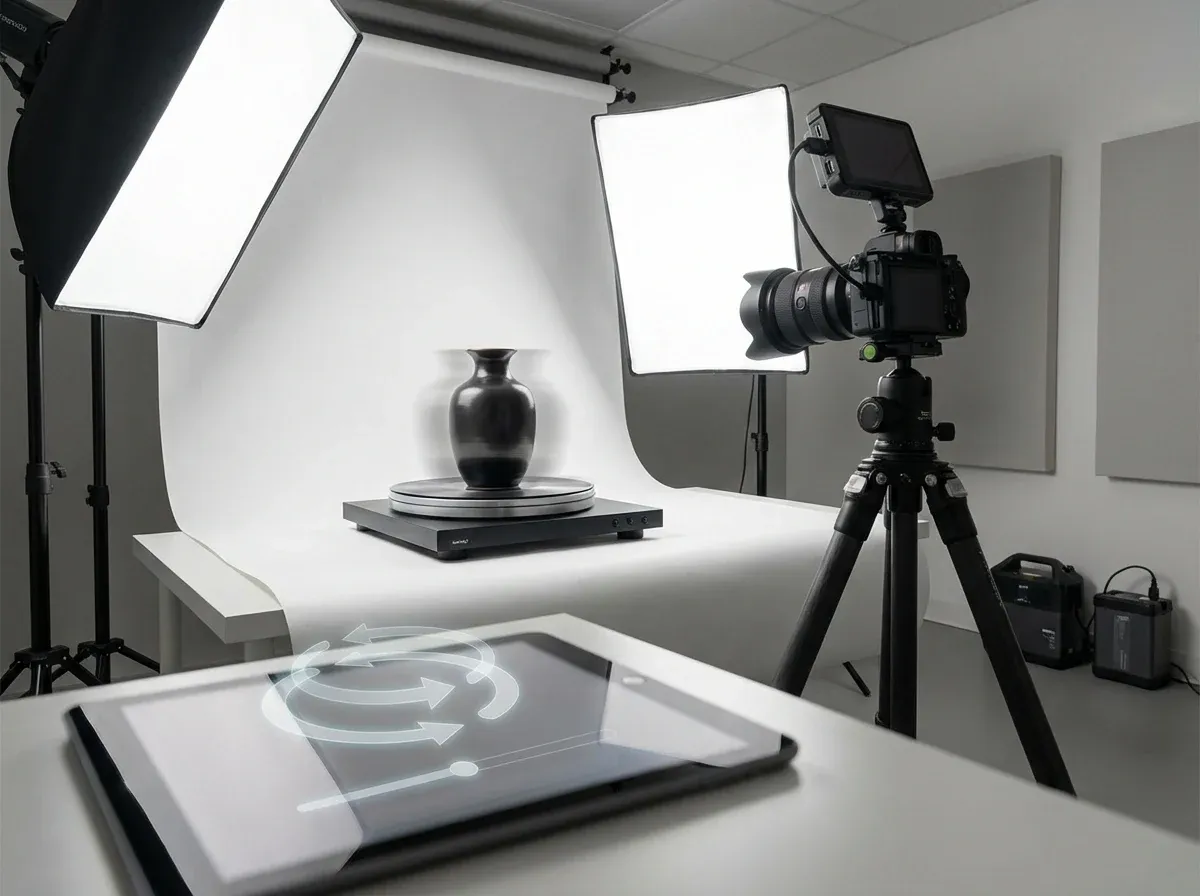 360 product photography setup, pricing, results