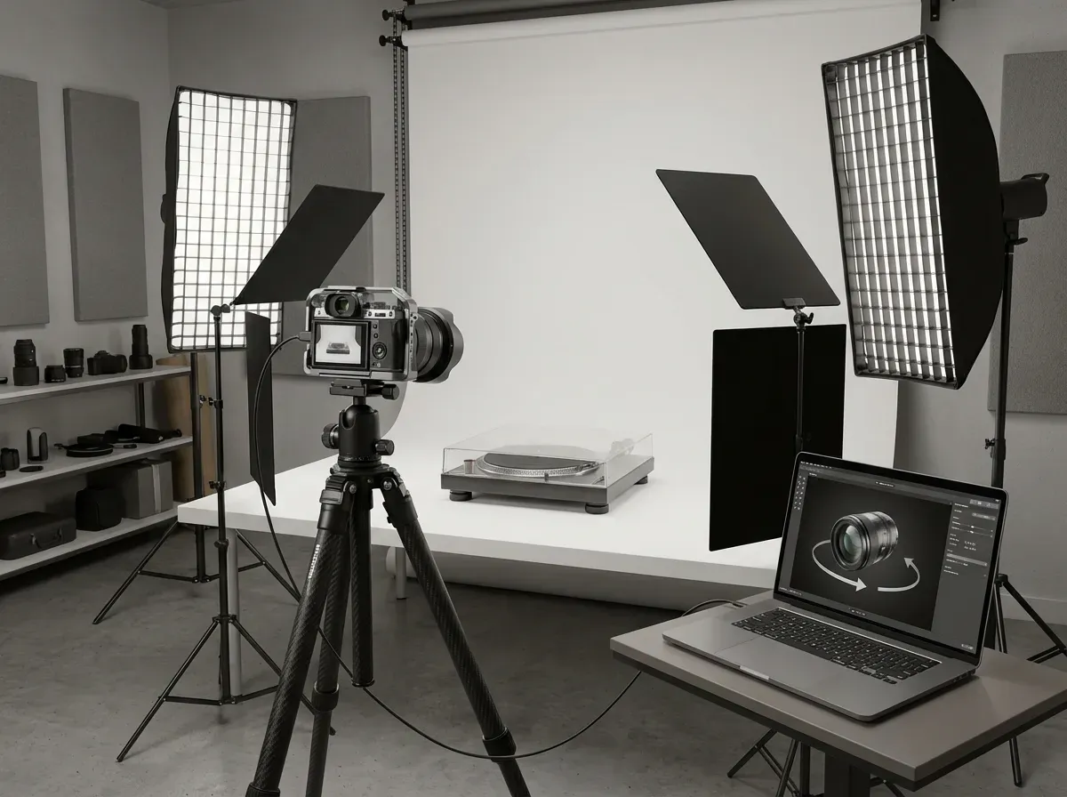 3d product photography setup from scratch