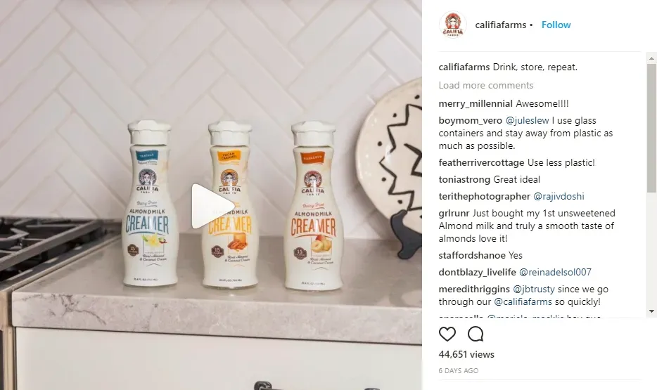 Califia Farms Example 2