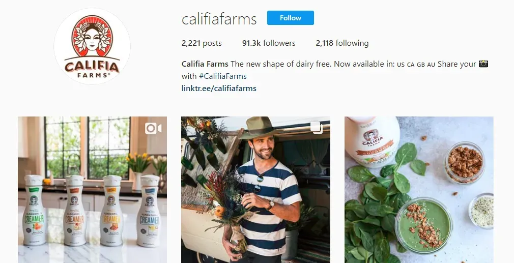 Califia Farms Instagram