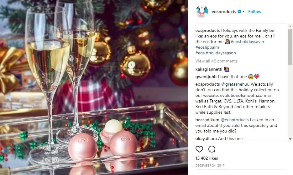 EOS Products Example 2