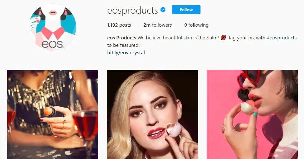 EOS Products Instagram
