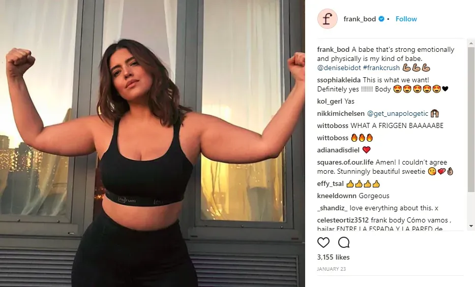 Frank Body Example 1