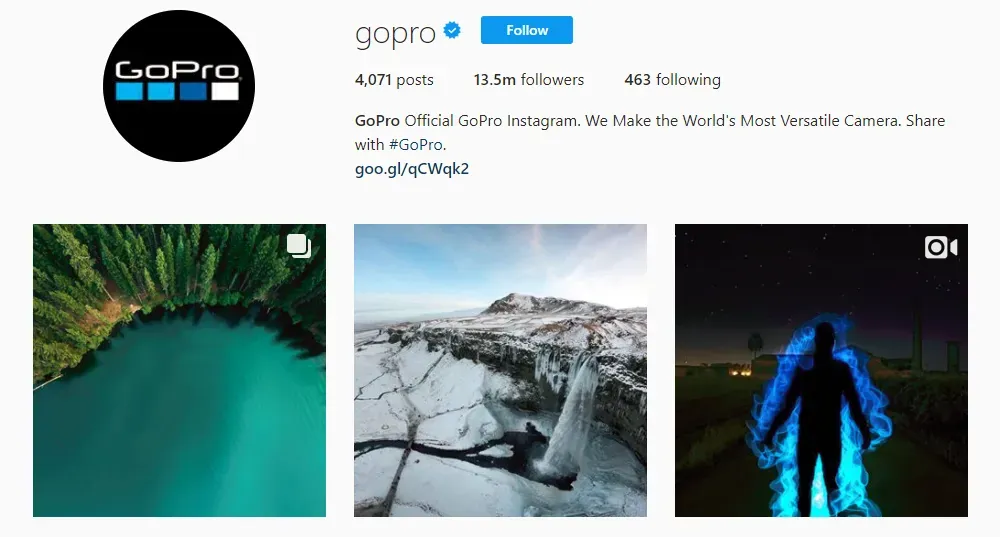 GoPro Instagram