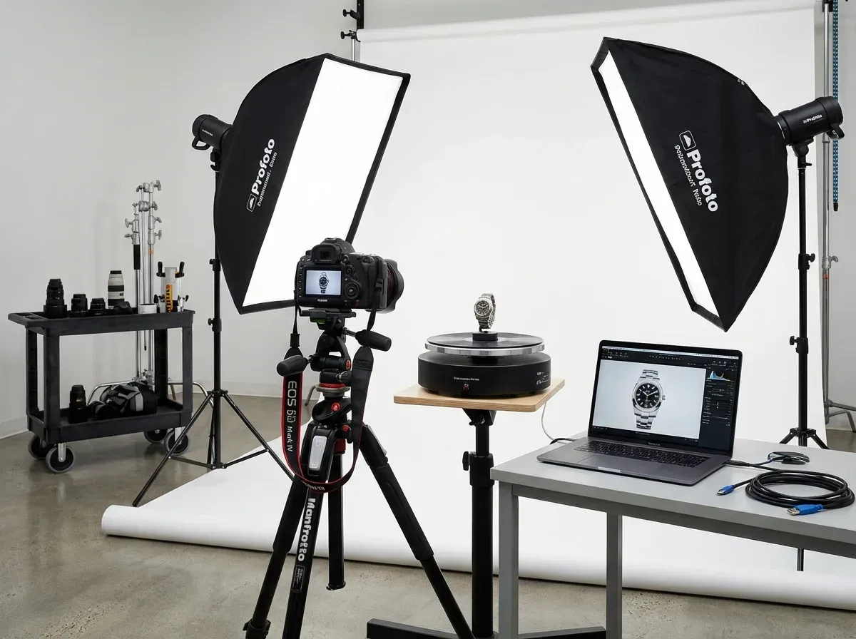 How to capture a 360 spin studio setup and workflow.webp