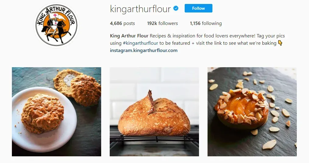 King Arthur Flour Instagram