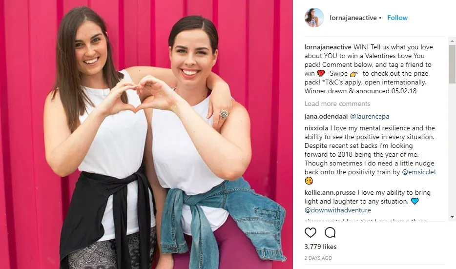 LORNA JANE Example 1