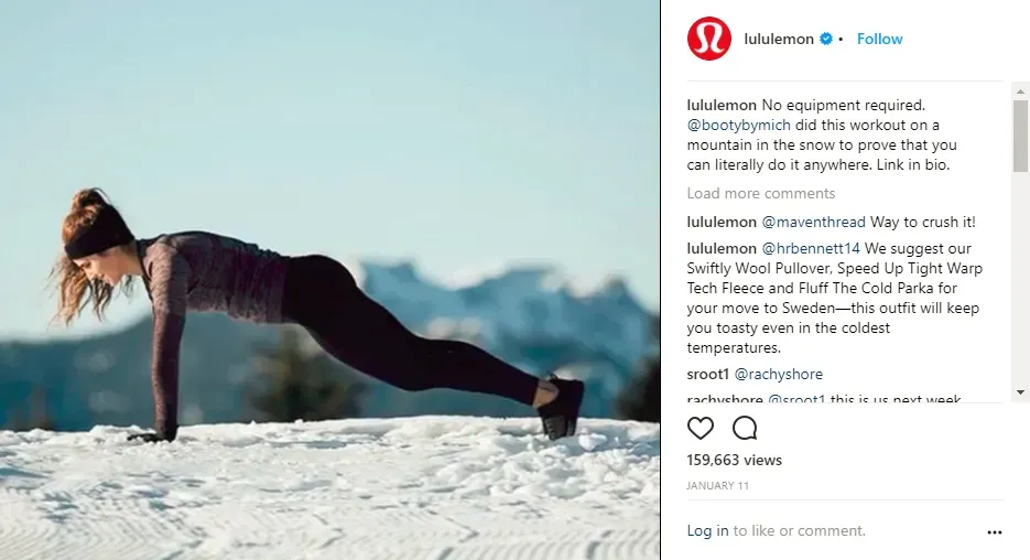 Lululemon Example 1