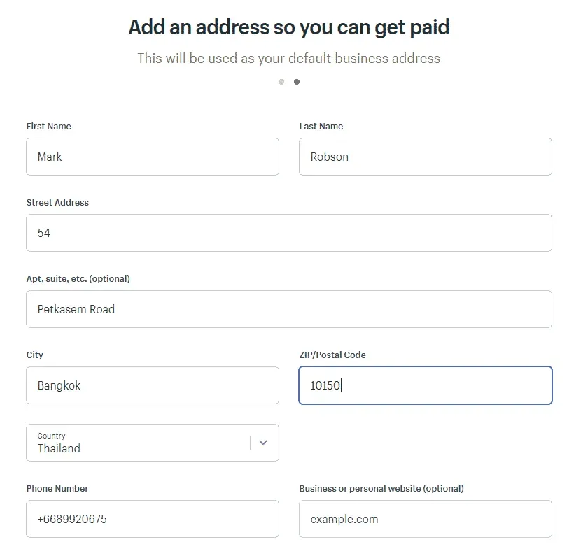 Shopify Sign Up Step 2 2
