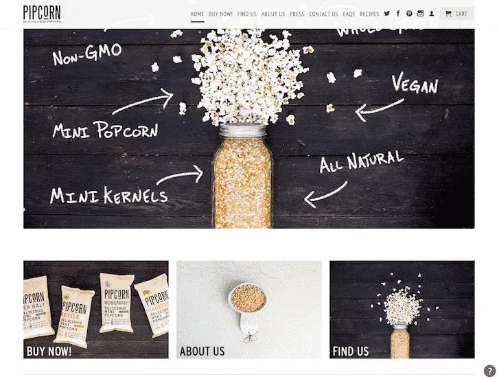 ecommerce website simplicity 2