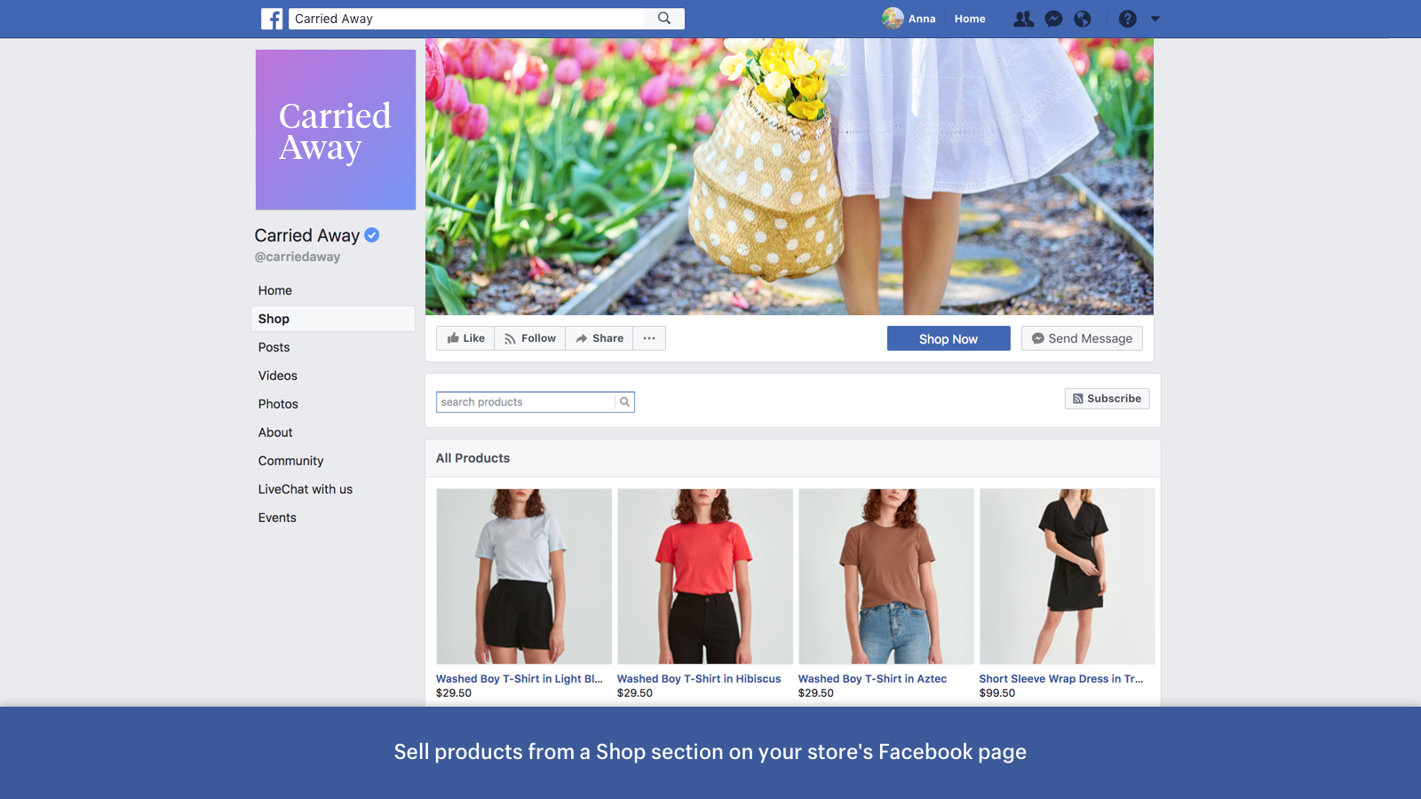 Shopifyfacebook
