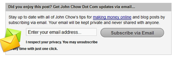 Email list building illustration