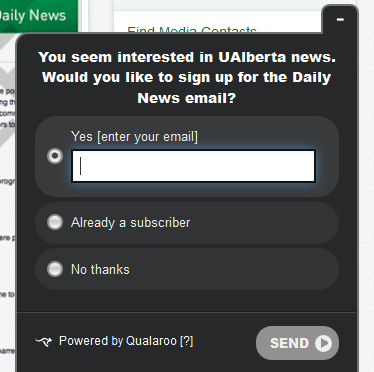 Email list building illustration