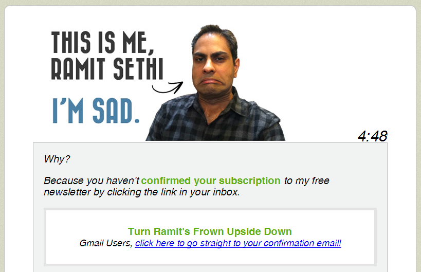 Email list building illustration