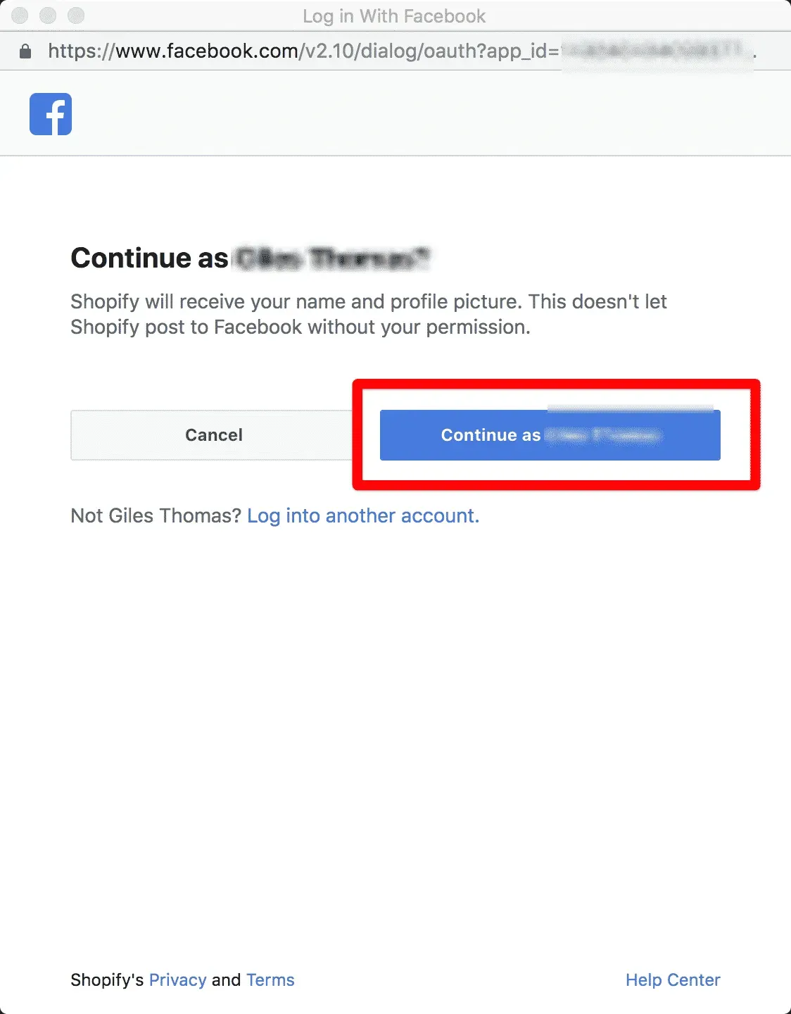 shopify facebook continue as 799x1024