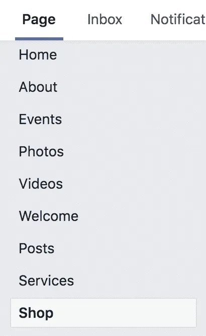 shopify facebook shop tab 1