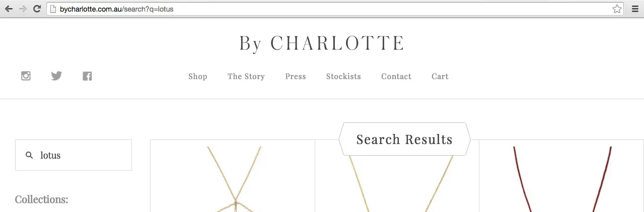 shopify search query parameter q